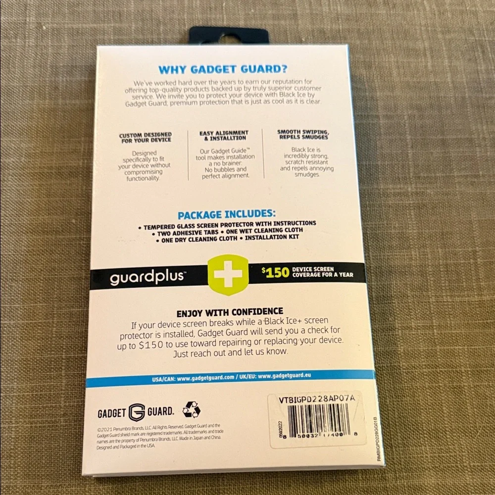 Black Ice Glass Edition Screen Protector for iPhone 13 Pro Max - Black unopened
